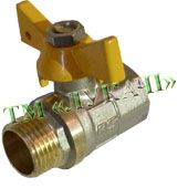 Кран ф15 (1/2") (м) газ  в-з S.T.A. нікель