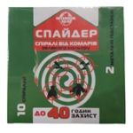 Спіралі від комарів Спайдер зелені (10шт/уп)* (60уп/ящ)