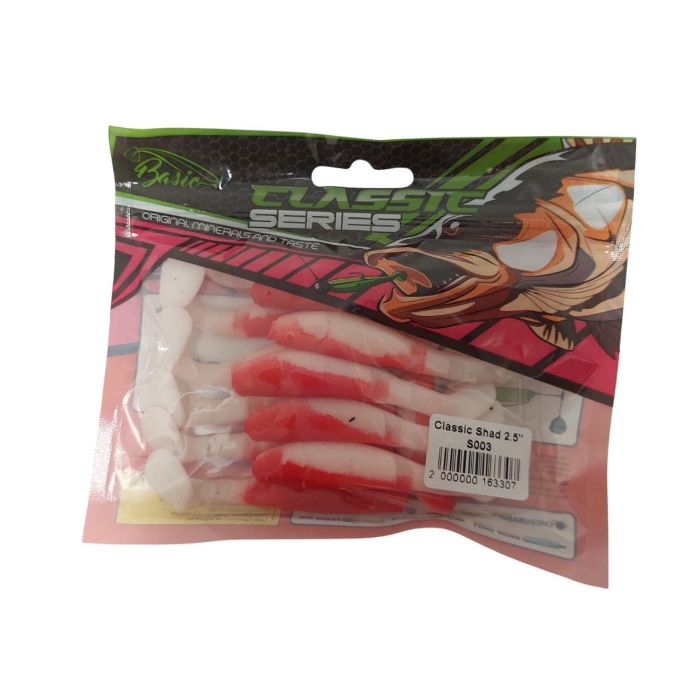 Ріппер BASIC Classik Shad 2,5" 6.5см S003 12шт/уп *