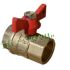 Кран ф20 (3/4") (м) в-в S.T.A. нікель (12/120шт/уп)
