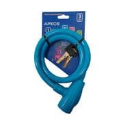 Замок вело APECS PD-84-100CM-BLUE
