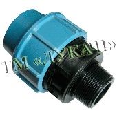 Муфта різьба зовнішня ф32-1/2"