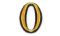 Номерок дверний "0" (вис.5см) (10шт/уп)