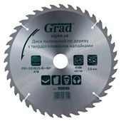Пила по дереву "Sigma" 250×32(30;25.4)×40T Grad + напайка 1958745