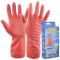 Рукавиці латекс побутові універсальні SUPER GLOVES (M) середньої товщини