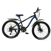 Велосипед 24 Cross Rider 12" чорно-синій
