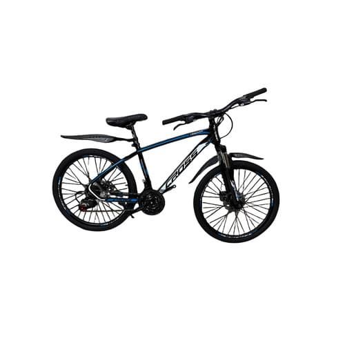 Велосипед 24 CrossBike Tracker 15" чорно-синій
