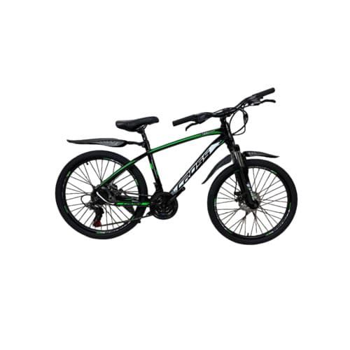 Велосипед 24 CrossBike Tracker 15" чорно-зелений