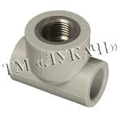 Трійник поліпр. ф20-1/2"-20 вн. (20шт/уп; 220шт/ящ)