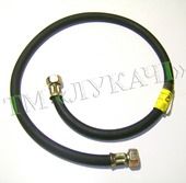 Шланг газ 2,0 м чорний