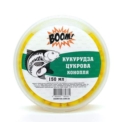 Наживка кукурудза "BOOM" конопля 150мл