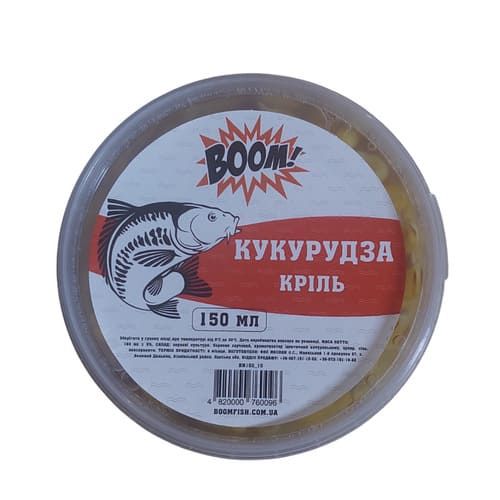 Наживка кукурудза "BOOM" кріль 150мл