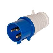 Вилка переносна ВП 32A 2P+PE (023) 220V IP44