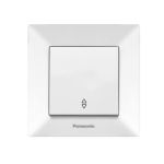 Вимикач Panasonic 1вн. білий прохідний WNTC0003-2WH (12 шт/уп)