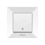 Кнопка дзвінка Panasonic біла WNTC0019-2WH (12шт/уп)