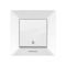 Кнопка дзвінка Panasonic біла WNTC0019-2WH (12шт/уп)