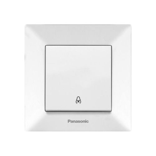 Кнопка дзвінка Panasonic біла WNTC0019-2WH (12шт/уп)