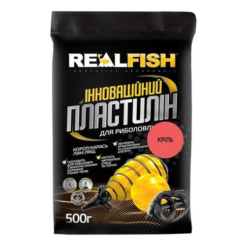 Пластилін 500 гр "RealFish" кріль
