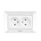 Розетка Panasonic 2вн. біла WNTC0204-2WH (10шт/уп)