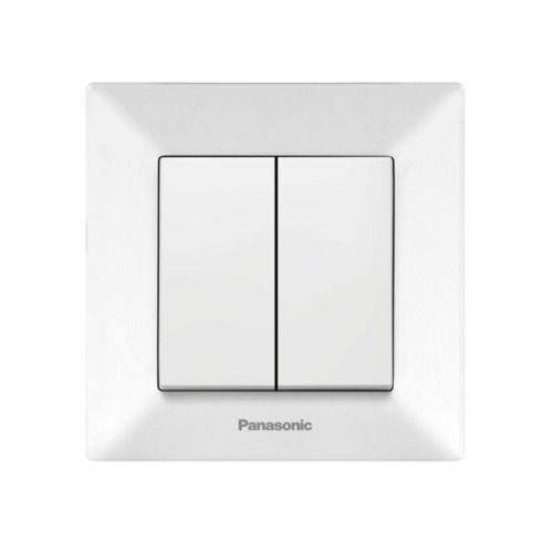 Вимикач Panasonic 2вн. білий WNTC0009-2WH (12шт/уп)