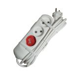 Подовжувач Neomax 3гн. 3м б/з білий NX500303 (15шт/уп)