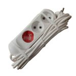 Подовжувач Neomax 3гн. 5м б/з білий NX500305 (12шт/уп)