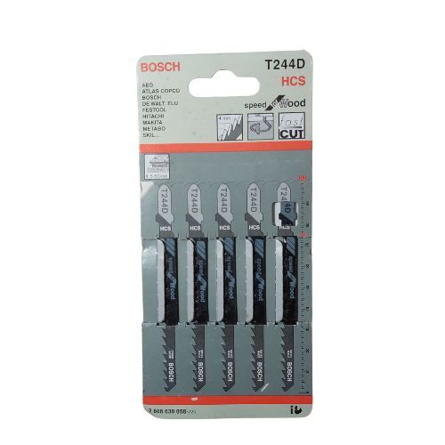 Пилочки лобзик Bosch 244D  5шт