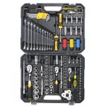 Набір головок та біт 1/4", 3/8", 1/2" 128шт CrV 6003791