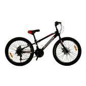 Велосипед 24 CrossBike Spark D-all 11" 21шв. чорно-червоний