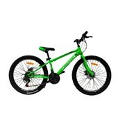 Велосипед 24 CrossBike Spark D-steel 11" зелений
