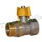 Кран ф20 (3/4") газ латунь п-м