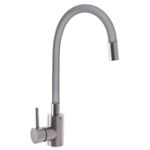 ZERIX/MIXXUS  кухня нерж. SUS-011 REFL.GRAY гнучкий гусак (сірий)