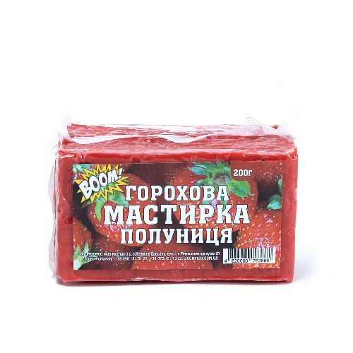 Мастирка горохова "BOOM" полуниця 200г