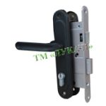 Замок врізний "Мотор Січ" з серц. (кровосток) чорний