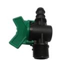 Кран стартовий із зовн. різьбою 1/2" для крапельної трубки SL-011-7