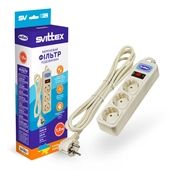Мережевий фільтр Svittex 3 гнізда SV-831 1,8м