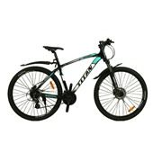 Велосипед 29 Titan Gefest 20" чорно-біло-бірюзовий