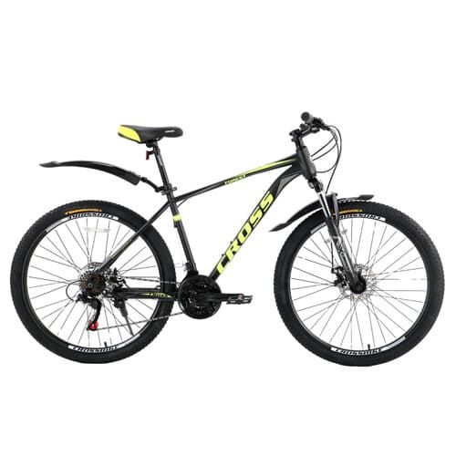 Велосипед 29 Cross Forest 19,5" чорний-неоново-жовтий