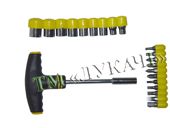 Викрутка з Т-подібною ручкою і насадками 21шт CrV (400386) 4002161