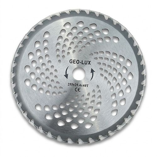Диск для тримера 40зубів прямий ф255 GE-1092 GEO-LUX (50шт/уп)