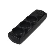 Колодка Violux 910180 3гн. б/з чорна