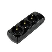 Колодка Violux 910280 3гн. з/з чорна