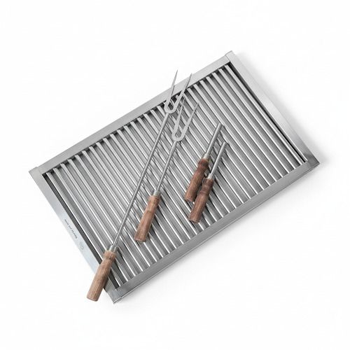 Решітка гриль нерж. "BBQ" +2 вилки