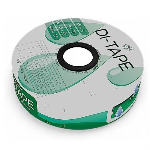 Крапельна стрічка Presto-PS DI-TAPE емітер 20см, 1.4л/год" 15мм 500м