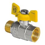 Кран ф15 (1/2") (м) газ п-м KR.218.G KOER