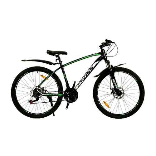 Велосипед 26 CrossBike Tracker 17" чорно-зелений