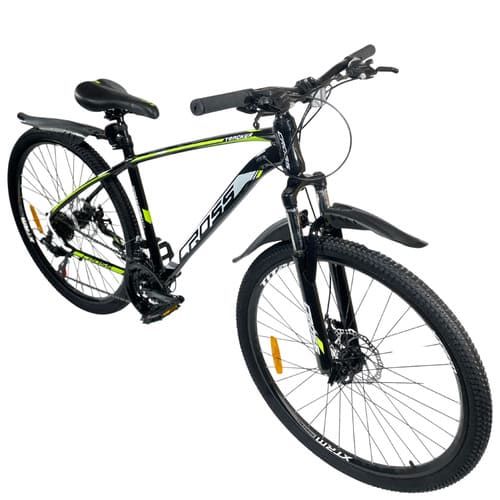 Велосипед 27 CrossBike Tracker 17" чорно-жовтий