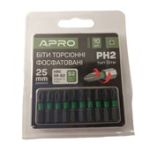Біта "APRO" PH2 25мм (10шт/уп) 309003