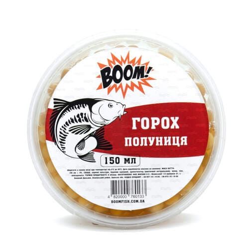 Наживка горох "BOOM" полуниця 150мл