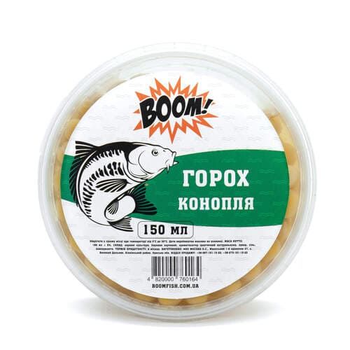 Наживка горох "BOOM" конопля 150мл